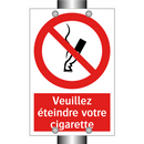 Veuillez éteindre votre cigarette