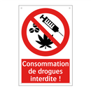 Consommation de drogues interdite !