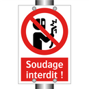 Soudage interdit !