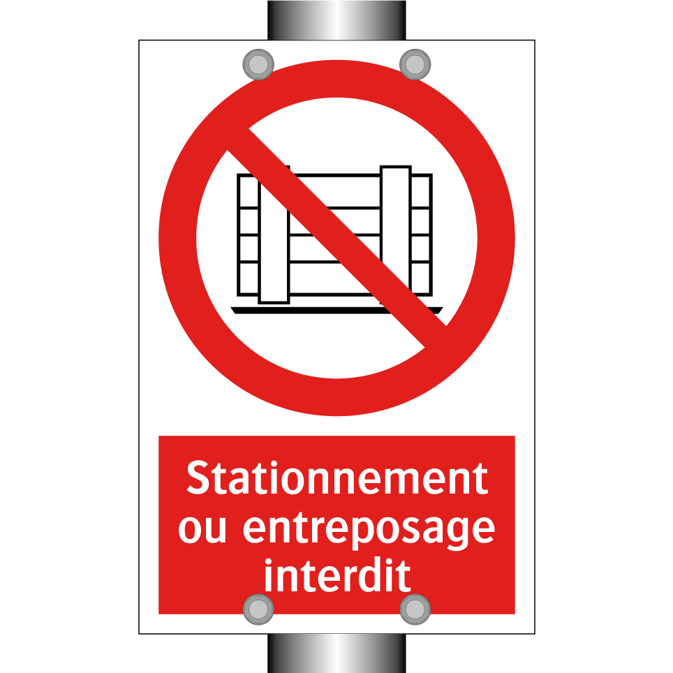 Stationnement ou entreposage interdit