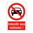 Interdit aux voitures !