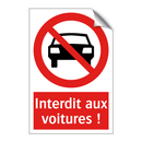 Interdit aux voitures !