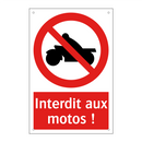 Interdit aux motos !