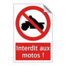 Interdit aux motos !