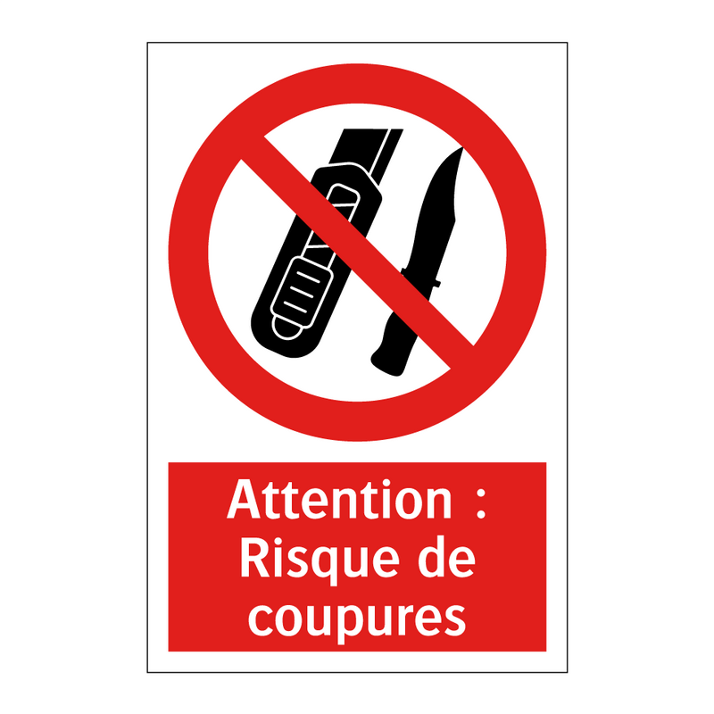 Attention : Risque de coupures