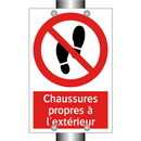 Chaussures propres à l'extérieur