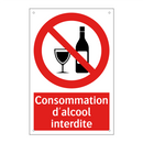 Consommation d'alcool interdite