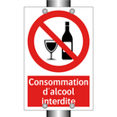 Consommation d'alcool interdite