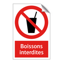 Boissons interdites