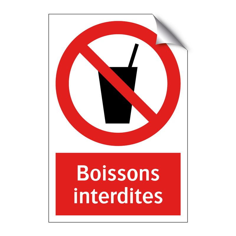 Boissons interdites