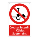 Creuser Interdit : Câbles Souterrains