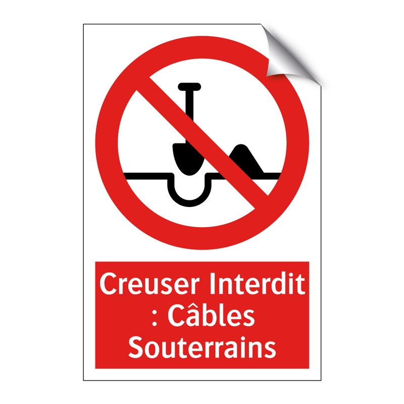 Creuser Interdit : Câbles Souterrains