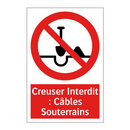 Creuser Interdit : Câbles Souterrains