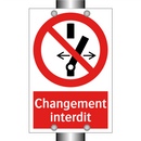 Changement interdit
