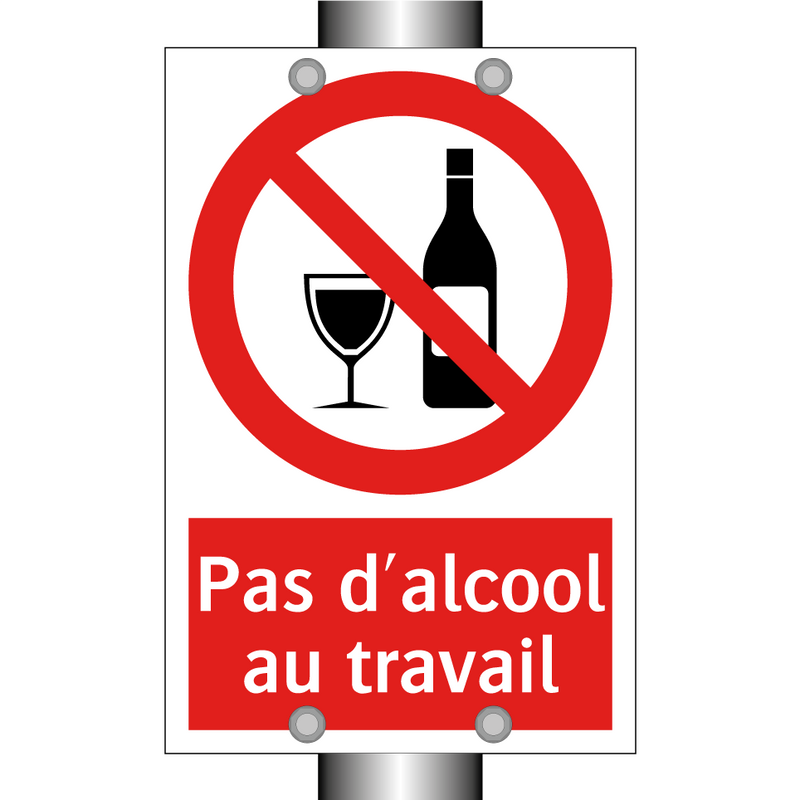Pas d'alcool au travail