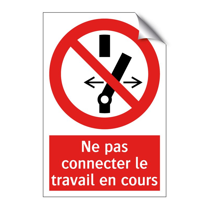 Ne pas connecter le travail en cours