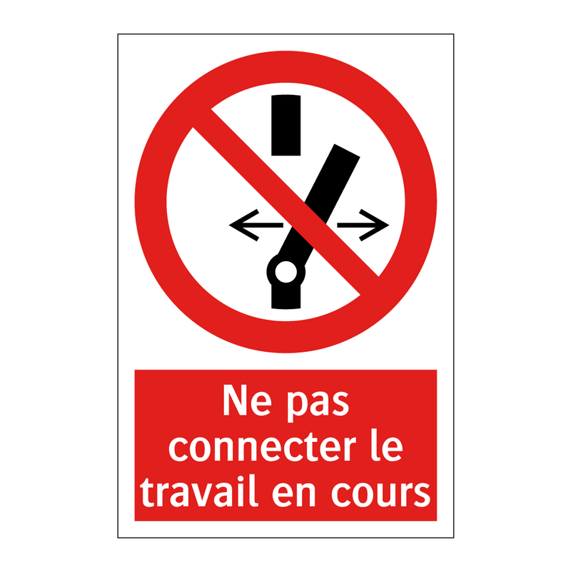Ne pas connecter le travail en cours