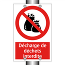 Décharge de déchets interdite