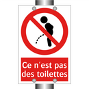 Ce n'est pas des toilettes