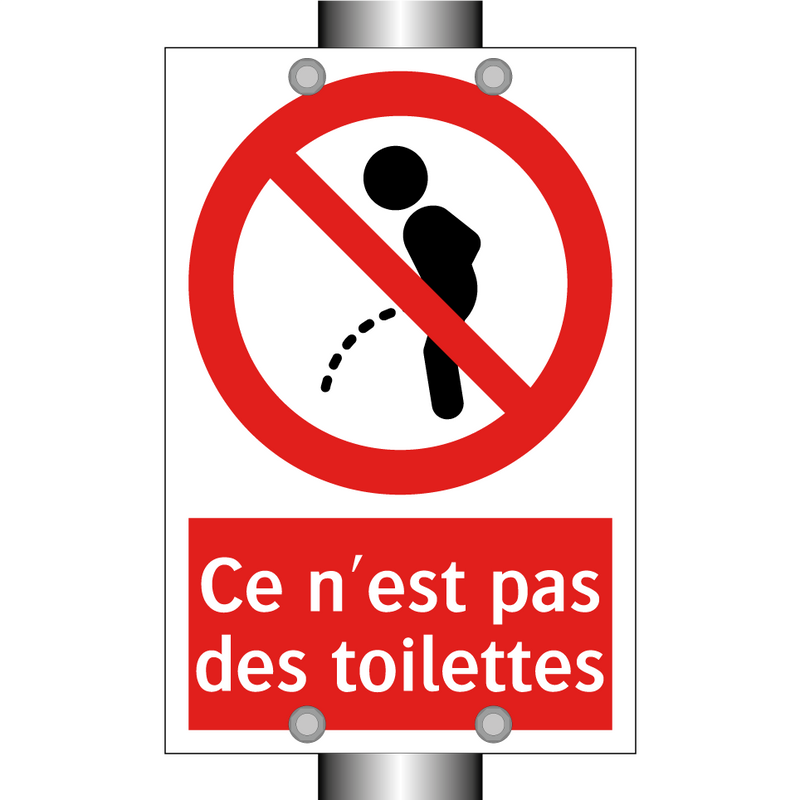 Ce n'est pas des toilettes