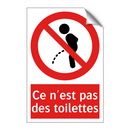 Ce n'est pas des toilettes