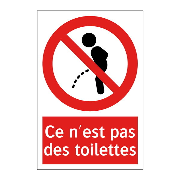 Ce n'est pas des toilettes