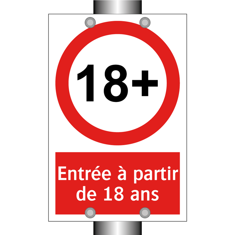 Entrée à partir de 18 ans