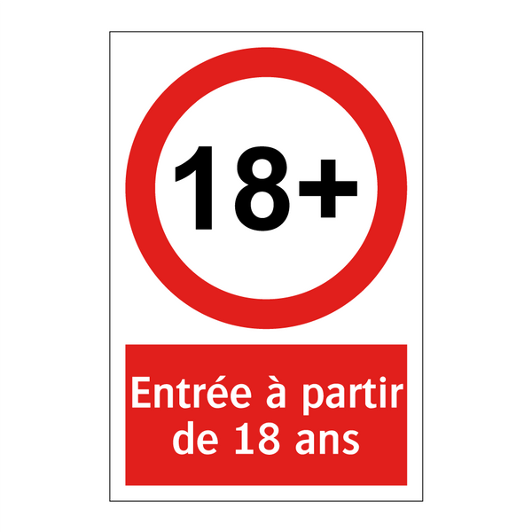 Entrée à partir de 18 ans