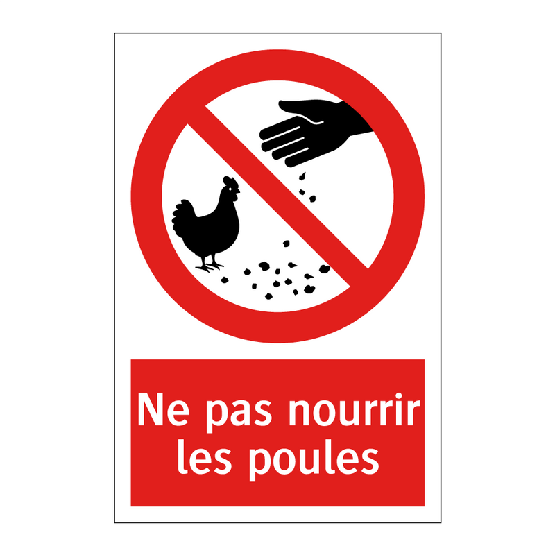 Ne pas nourrir les poules