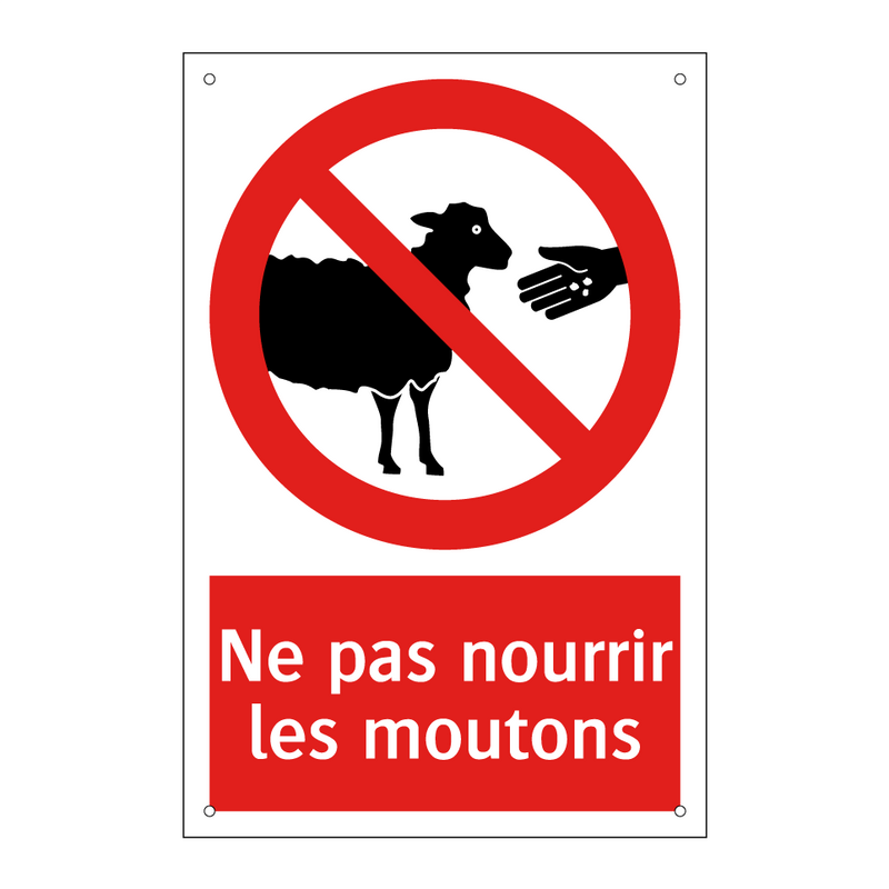 Ne pas nourrir les moutons
