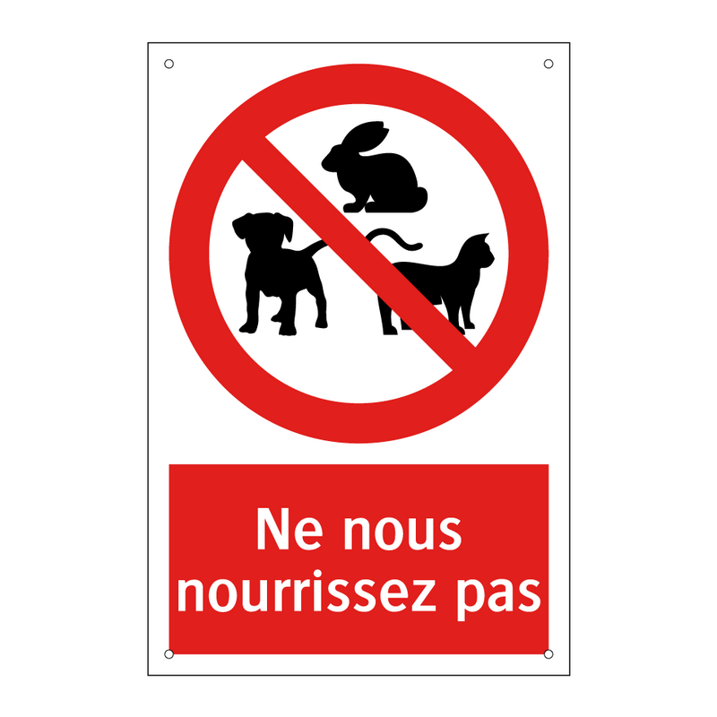 Ne nous nourrissez pas