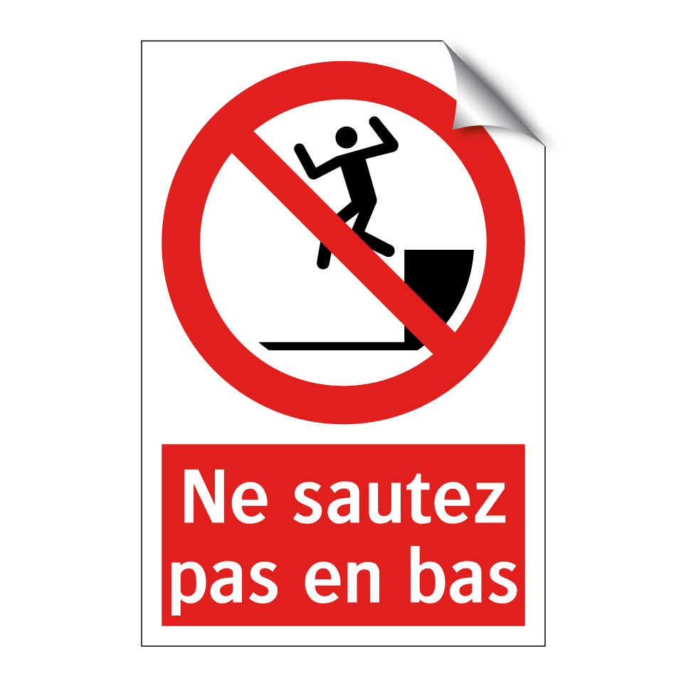 Ne sautez pas en bas