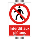 Interdit aux piétons