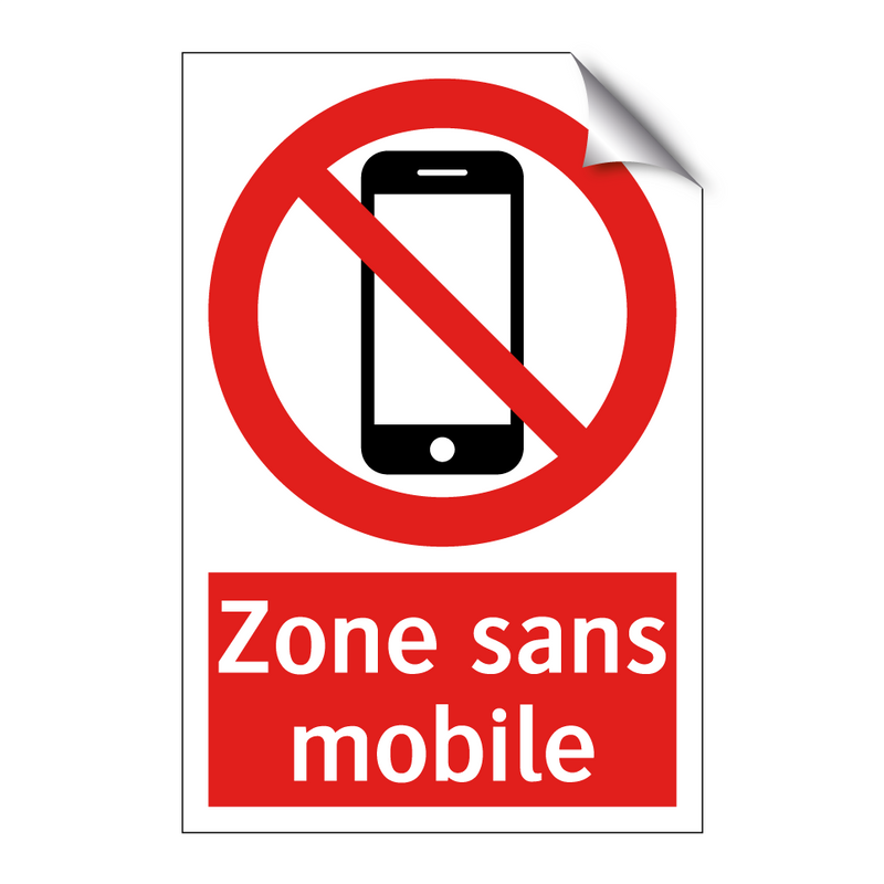 Zone sans mobile