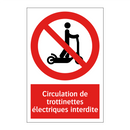 Circulation de trottinettes électriques interdite