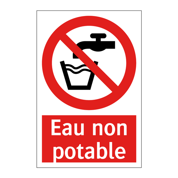 Eau non potable