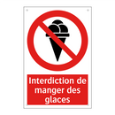 Interdiction de manger des glaces