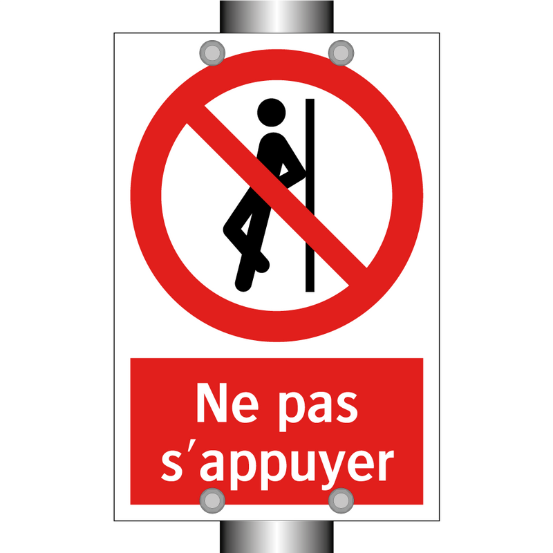 Ne pas s'appuyer