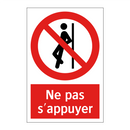 Ne pas s'appuyer