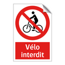 Vélo interdit