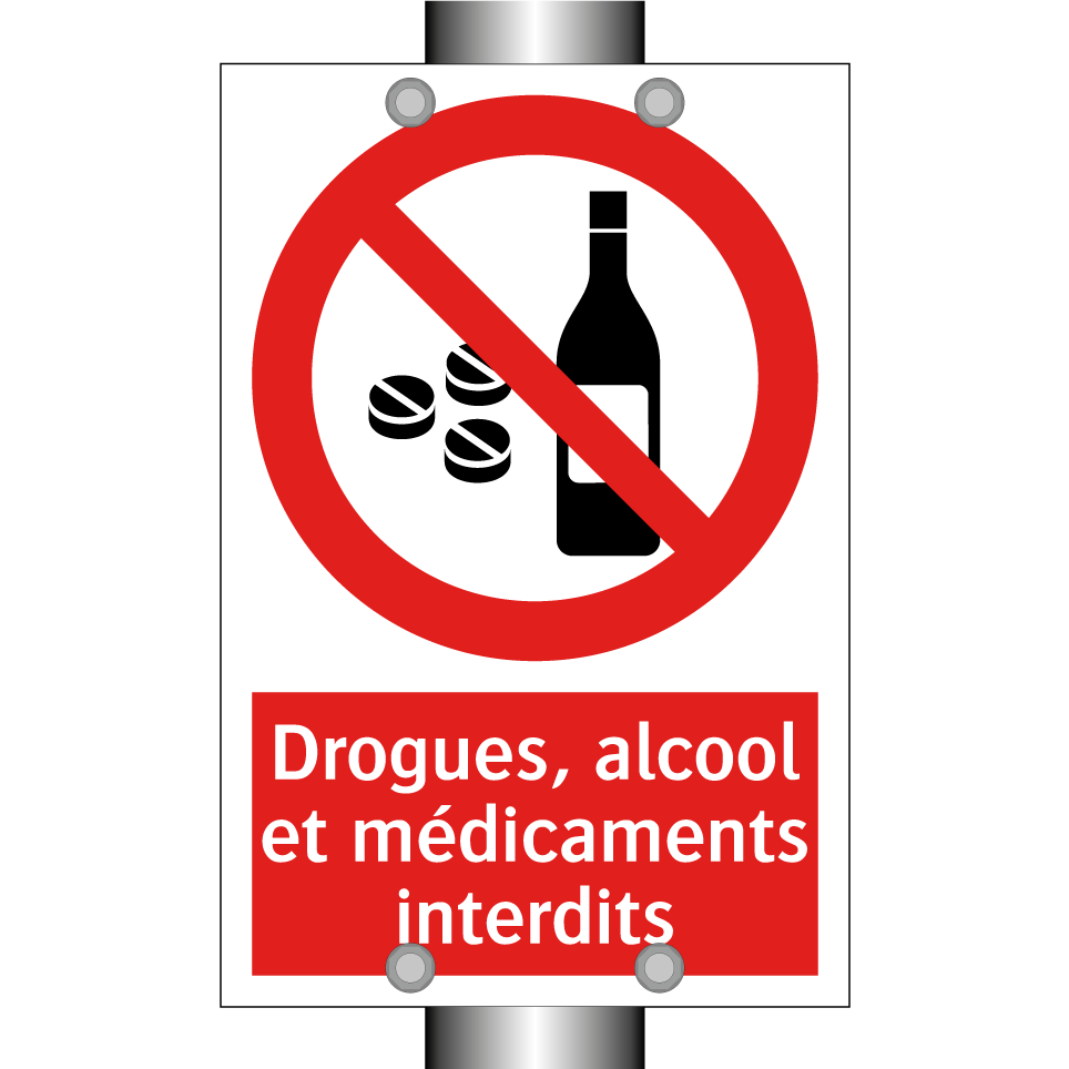 Drogues, alcool et médicaments interdits