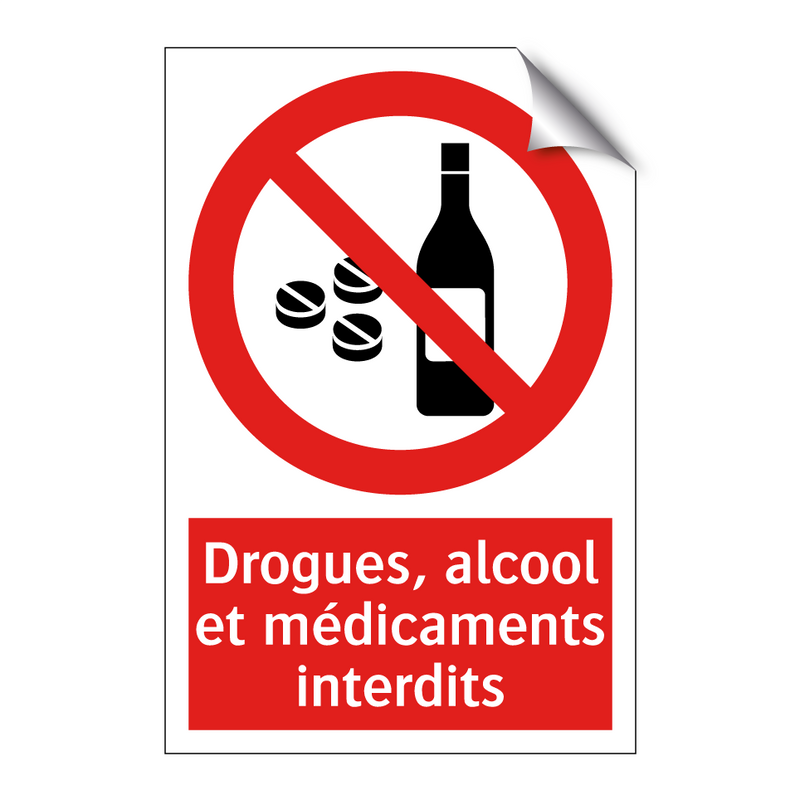 Drogues, alcool et médicaments interdits
