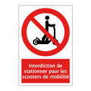 Interdiction de stationner pour les scooters de mobilité