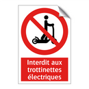 Interdit aux trottinettes électriques