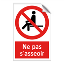 Ne pas s'asseoir