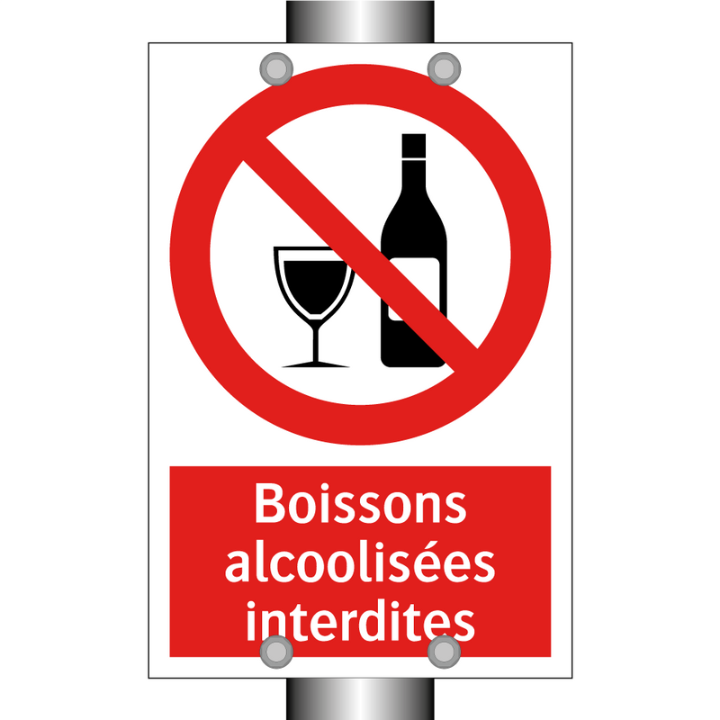 Boissons alcoolisées interdites