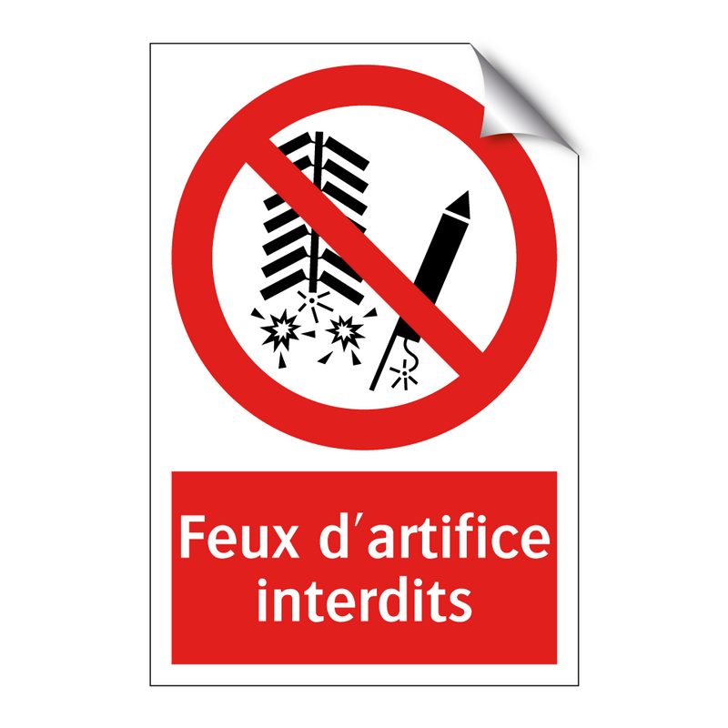 Feux d'artifice interdits