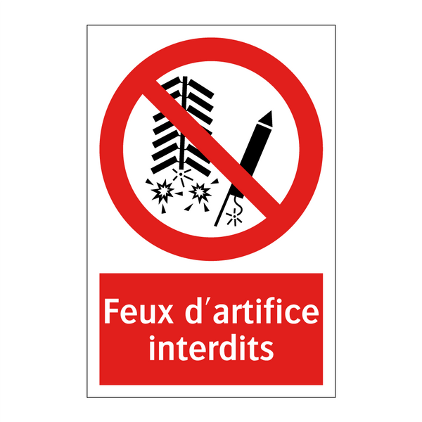 Feux d'artifice interdits