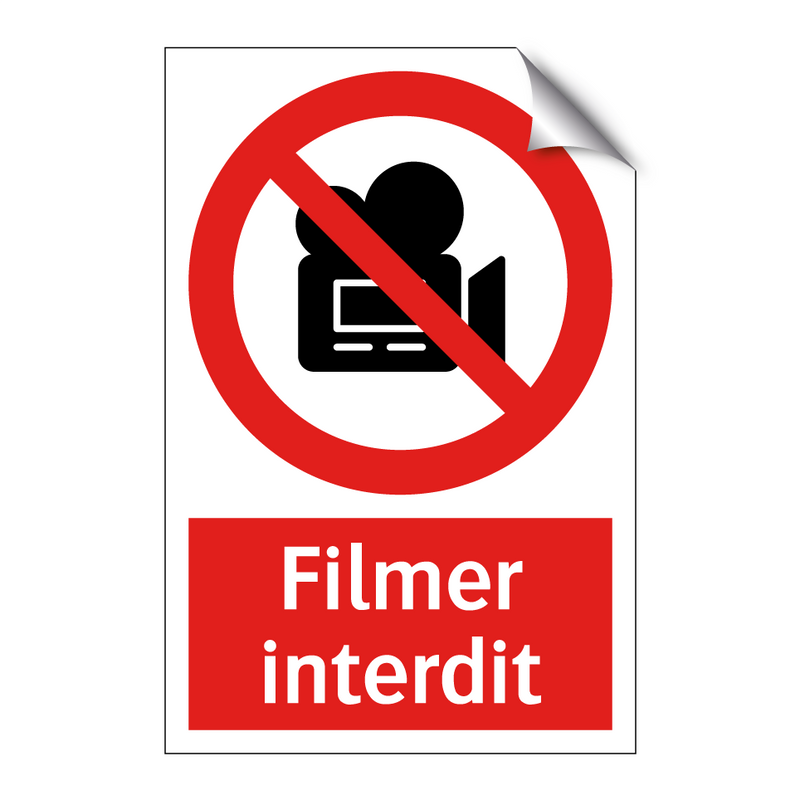 Filmer interdit