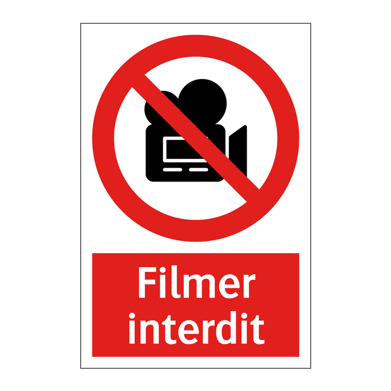 Filmer interdit